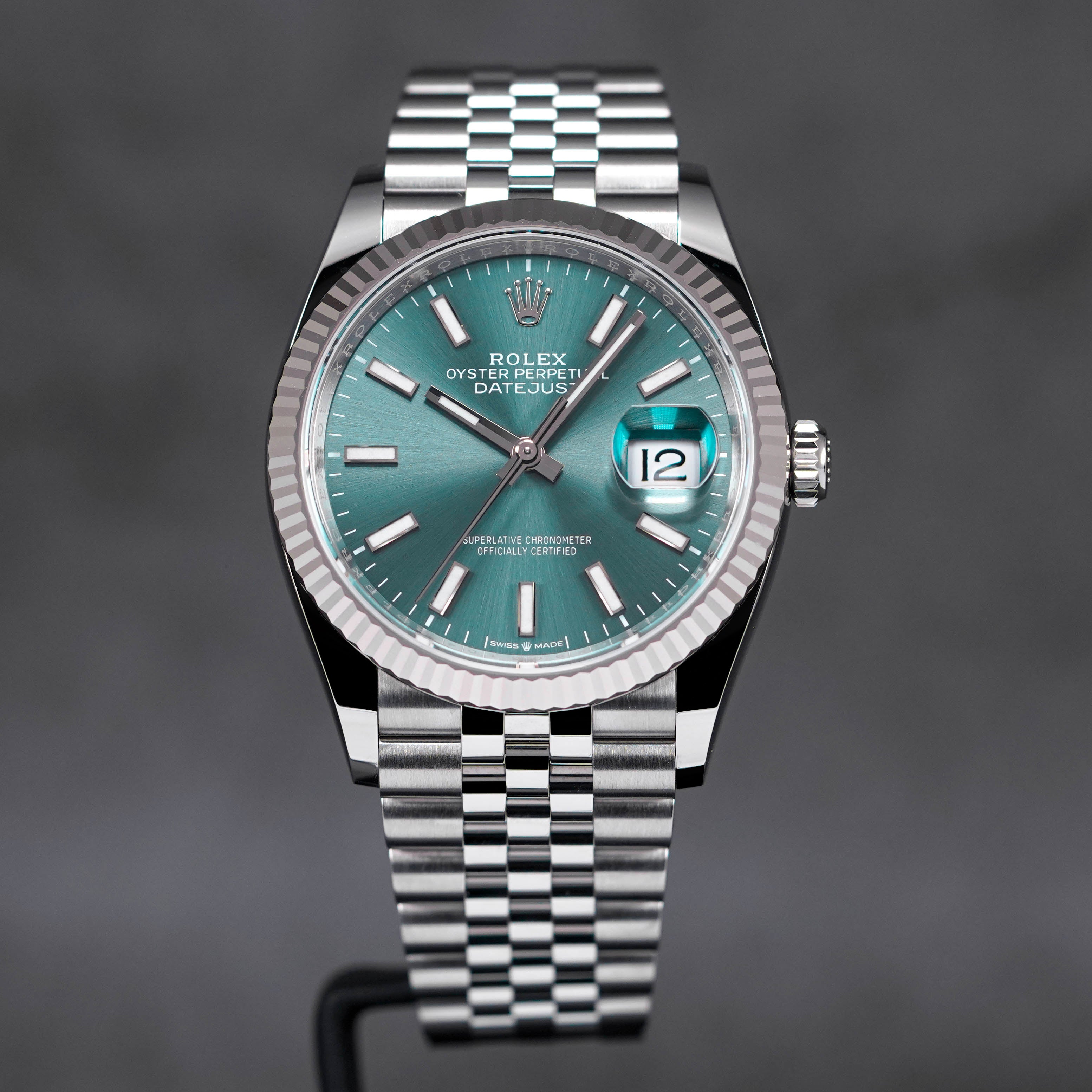 ROLEX DATEJUST 36MM MINT GREEN DIAL (2023) - IDWX