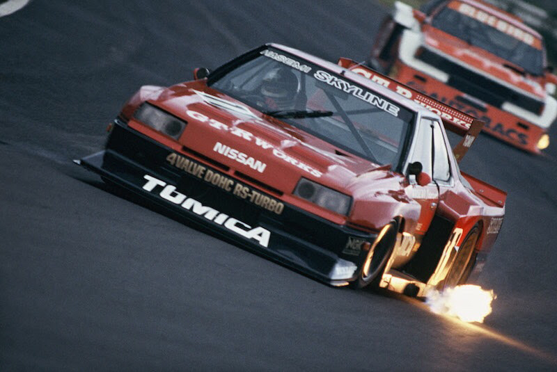 日産 SKYLINE RS SILHOUETTE スカイライン DR30 A racing car that