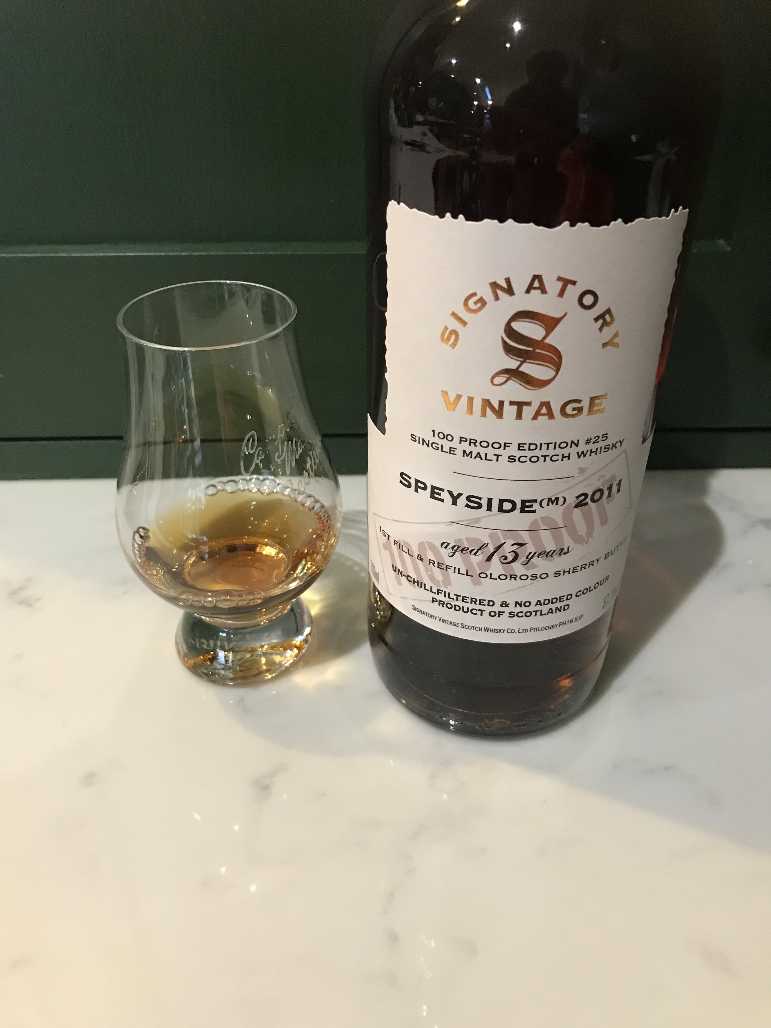 Signatory Speyside (M) 13 year old 100 proof series : r/Scotch