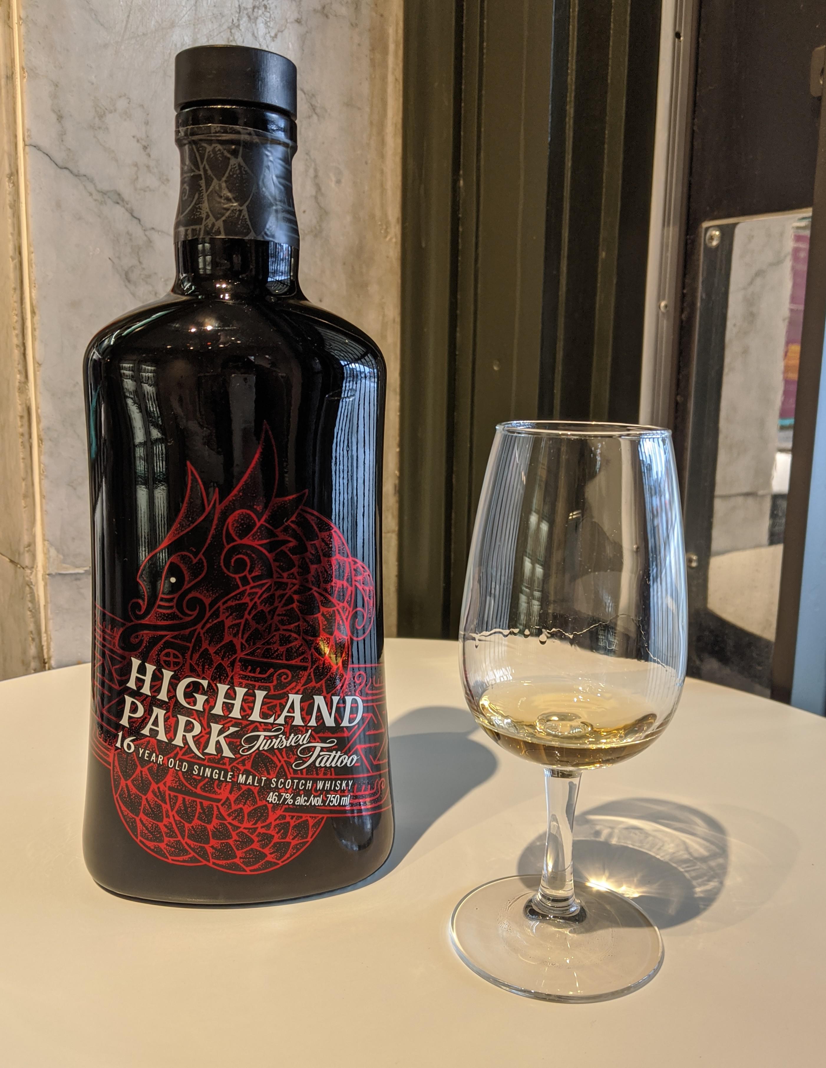 レビュー #423 - ハイランドパーク 16年 ツイステッドタトゥー : r/Scotch