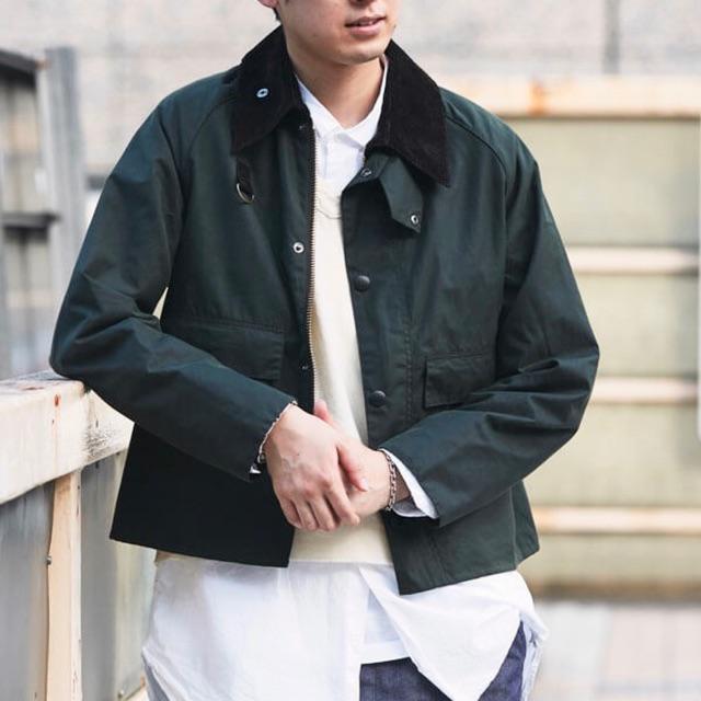Barbour スペイジャケット Mサイズ セージグリーン オイルドジャケット