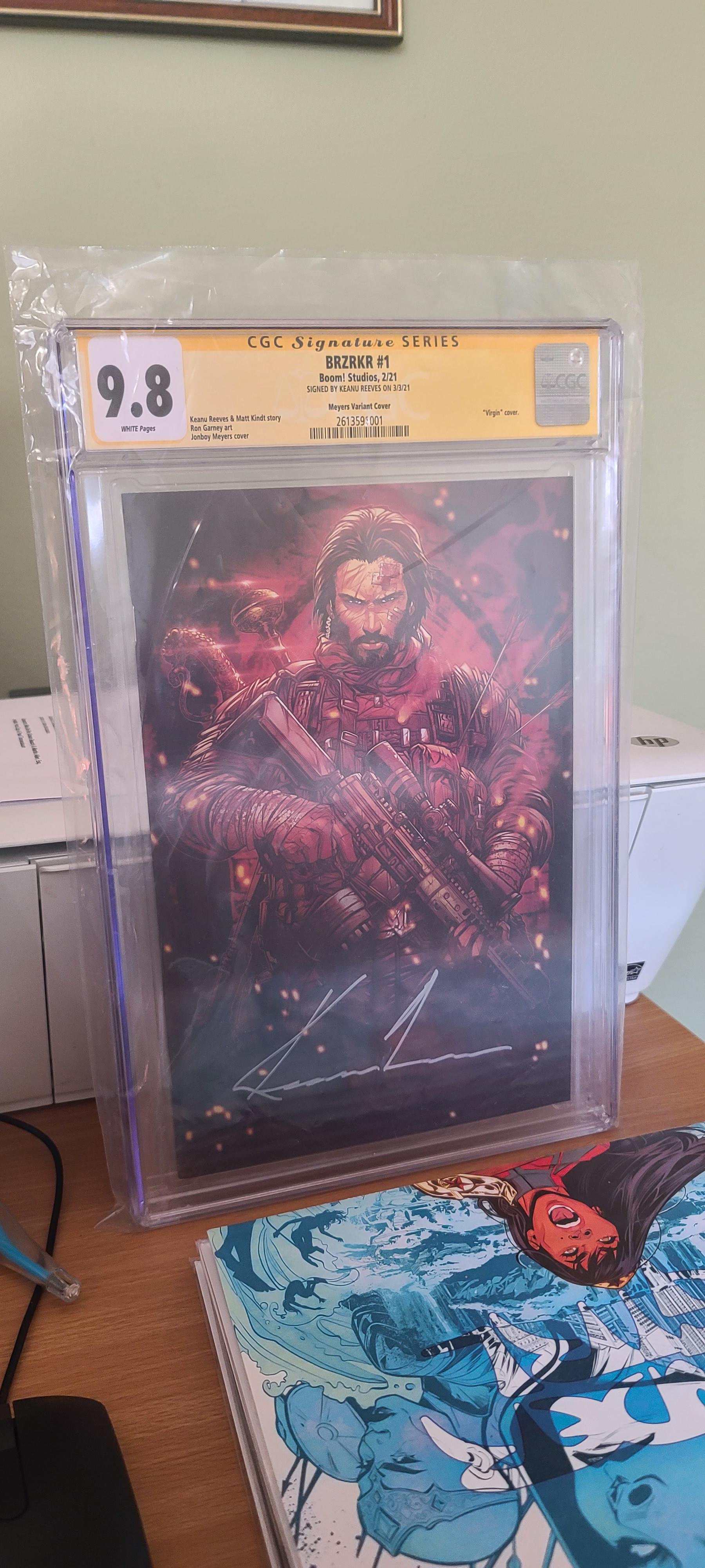 Brzrkr #1 cgc 9.8 ss Keanu ReevesNetflix is going to make the