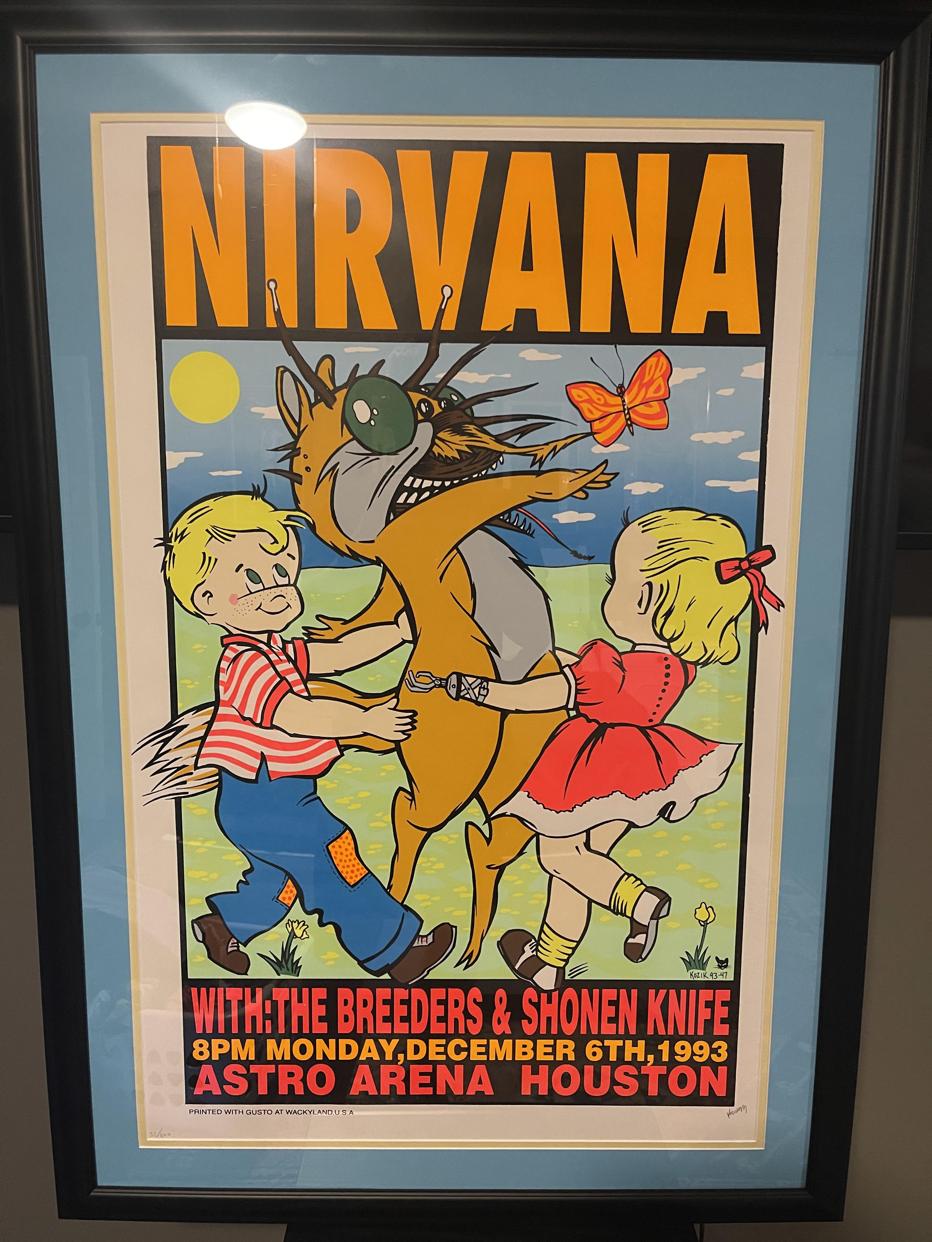 Nirvana, Breeders, & Shonen Knife - 12/6/93 - Houston - Kozik : r
