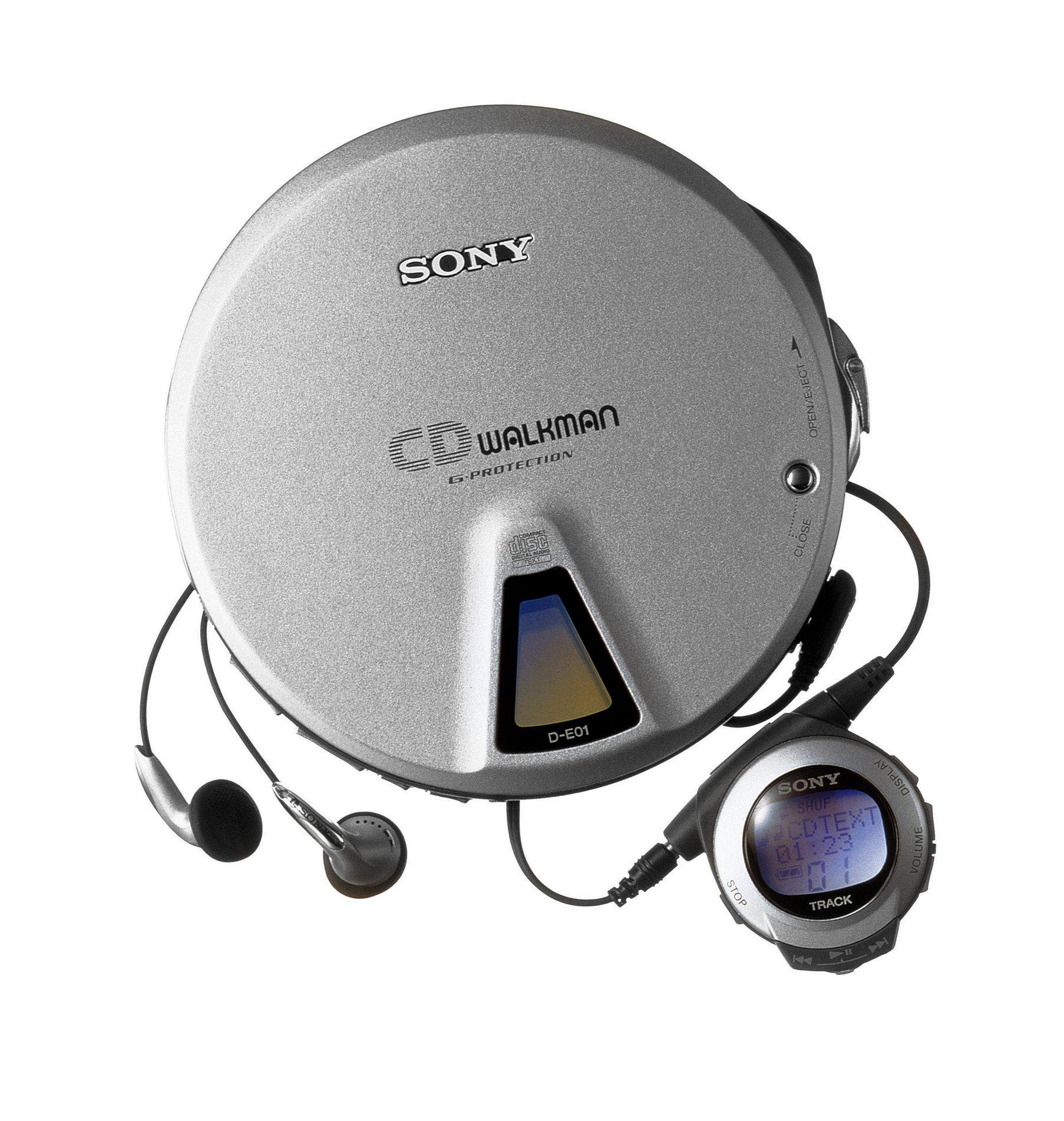 SONY CD ウォークマン D-E01 In 1999, Sony released the D-E01 CD