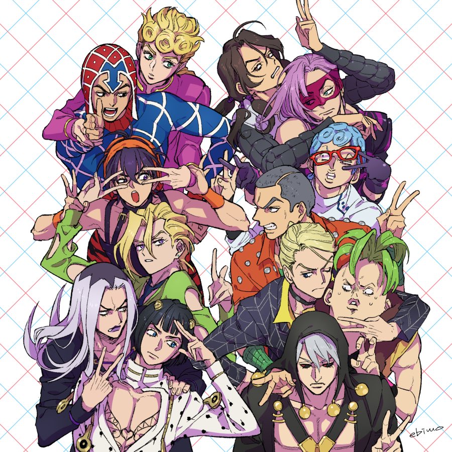 ファンアート] ブチャラティチームと暗殺チーム : r/StardustCrusaders