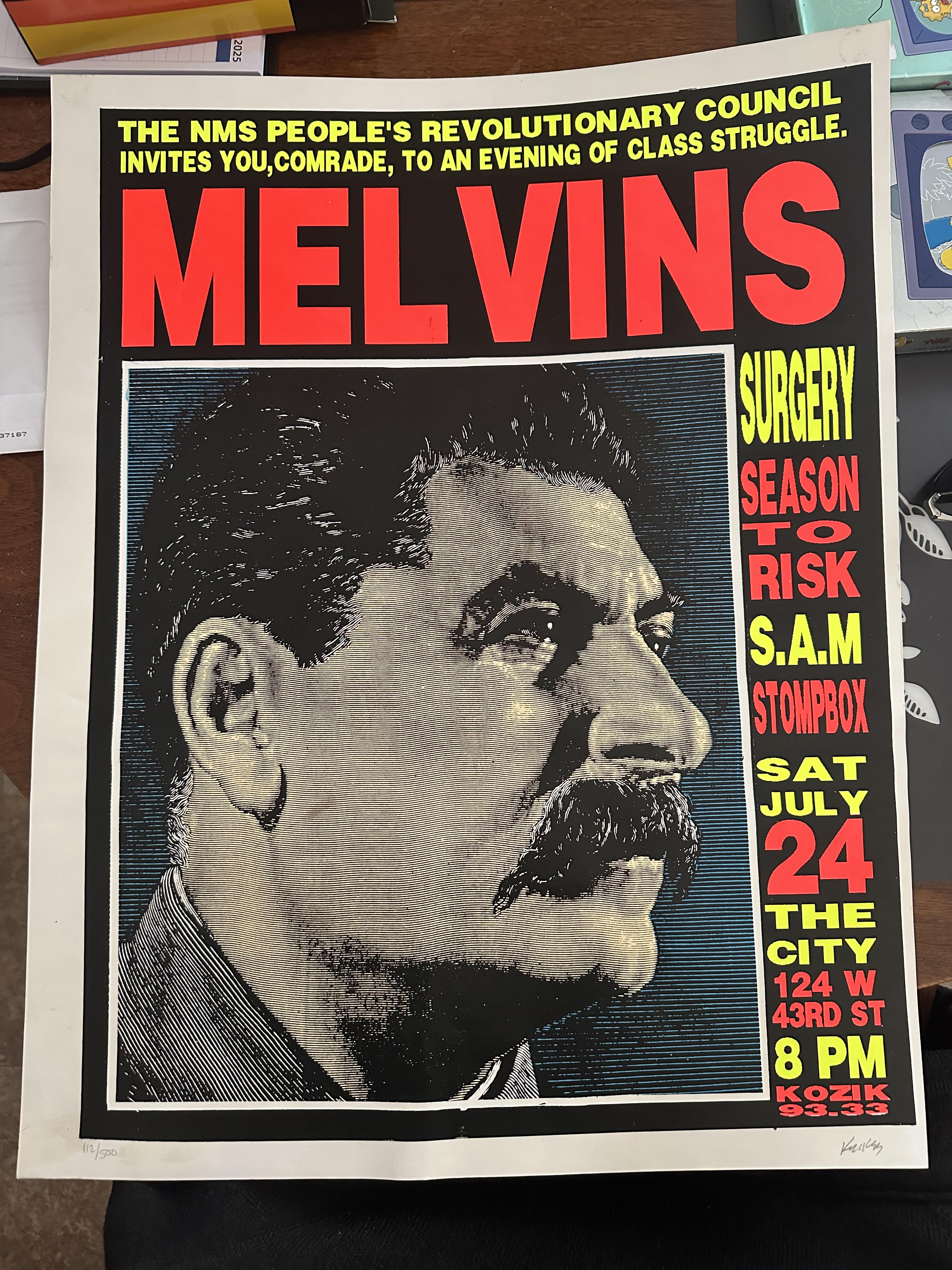 Kozik シルクスクリーンポスター チャールズマンソン② Frank Kozik