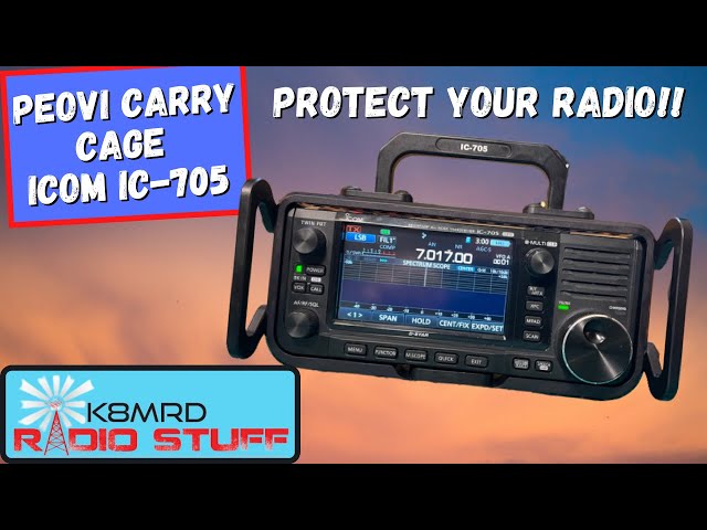 Peovi Tactical Carry Cage for Icom IC-705 | Drop Proof Your Radio