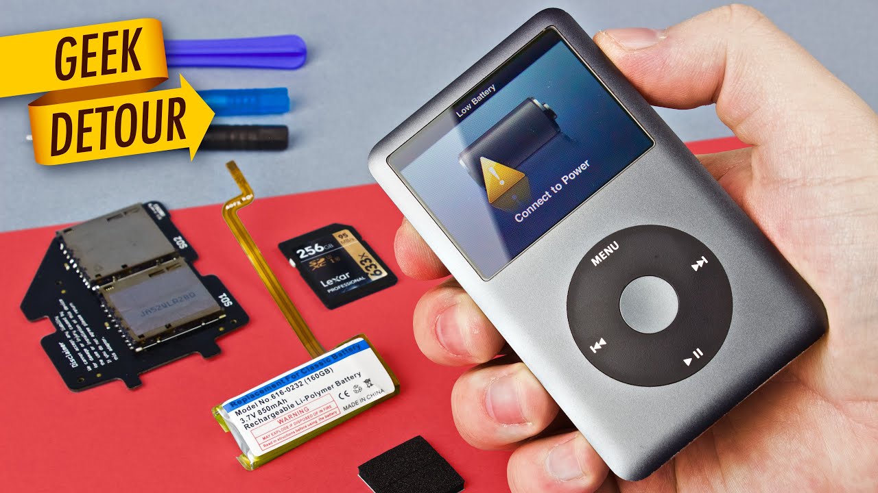iPod classic 120GB HDD&バッテリー無し 開封個体 iTunes動作確認