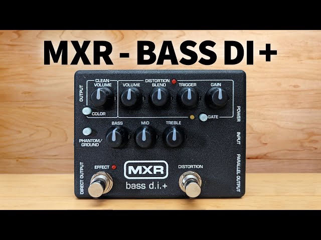 MXR M-80 bass d.i. + WAXX mod.