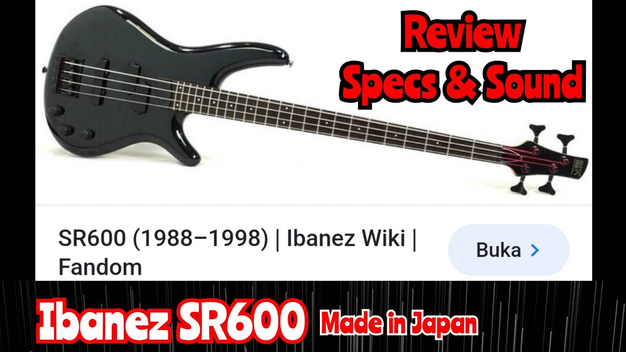 IBANEZ SR600 made in JAPAN review bass #ibanezsr600 #ibanezjapan