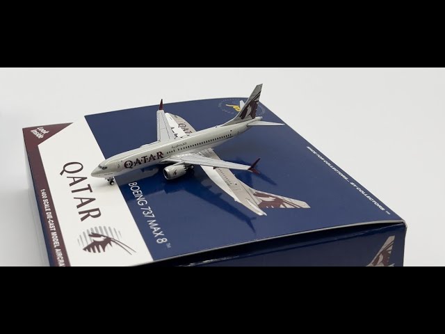 Gemini Jets Qatar Airways Boeing 737 Max 8 A7-BSC 1:400 Scale
