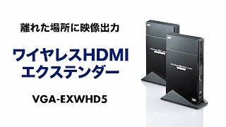 VGA-EXWHD6 ワイヤレスHDMIエクステンダー 1個 サンワサプライ 【通販