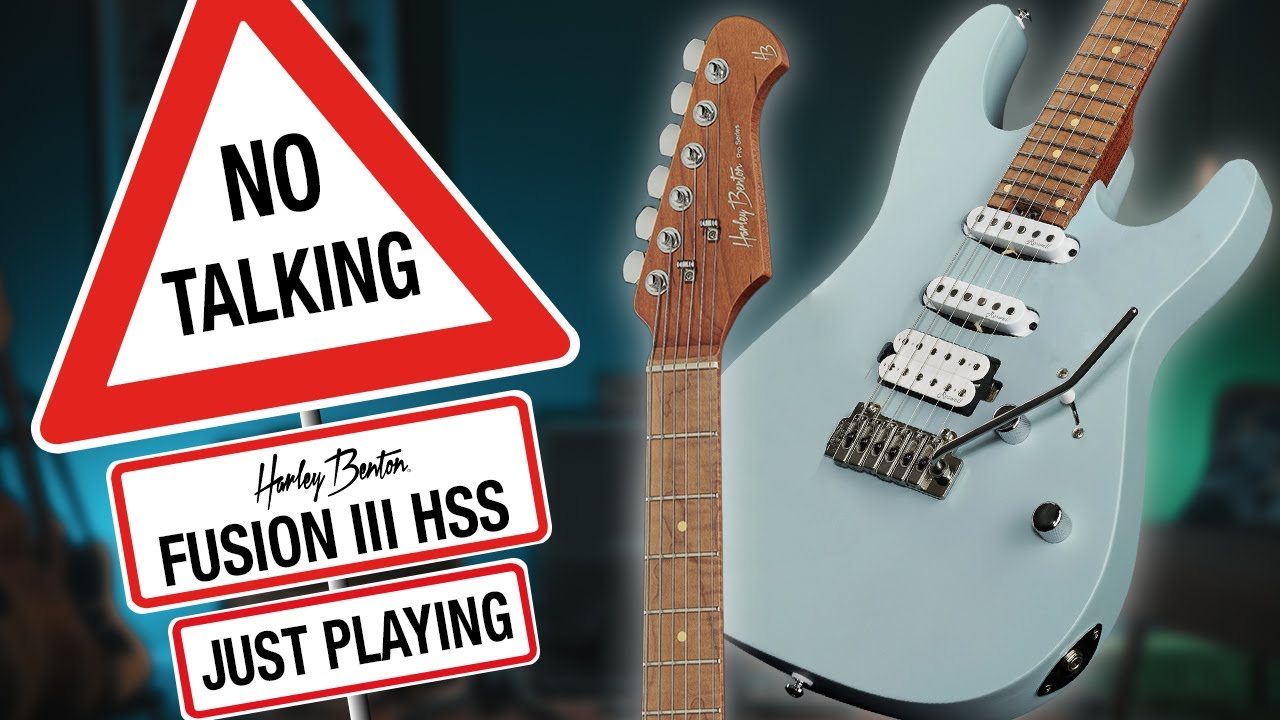 Harley Benton - No Talking - Fusion-III - HSS - Just Playing - YouTube