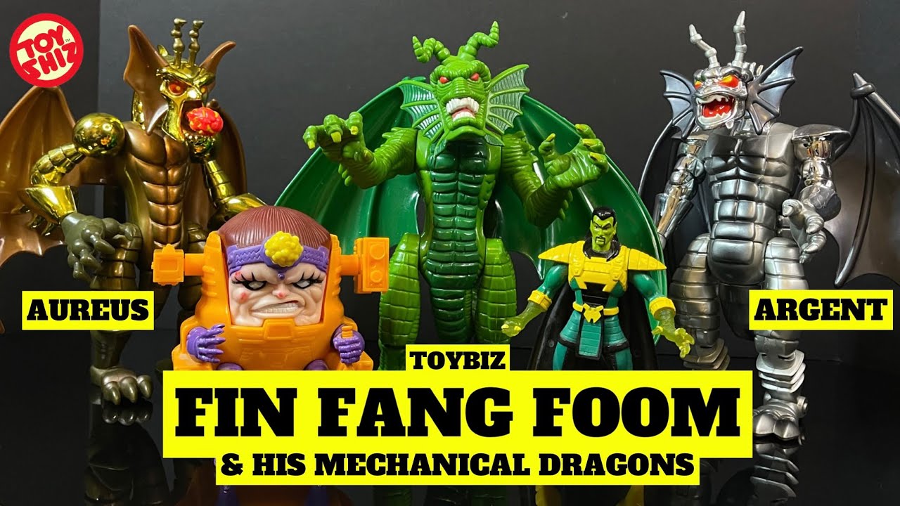 1995 MARVEL DRAGONS FIN FANG FOOM - AUREUS - ARGENT | Iron Man The