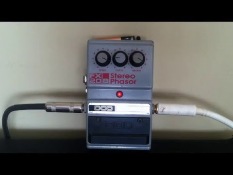 1980s DOD FX20B Stereo Phasor Effects Pedal DEMO - YouTube