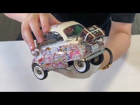 ASMR | 1/12 NSL BMW Isetta Kaikai Kiki Takashi Murakami Cartoon