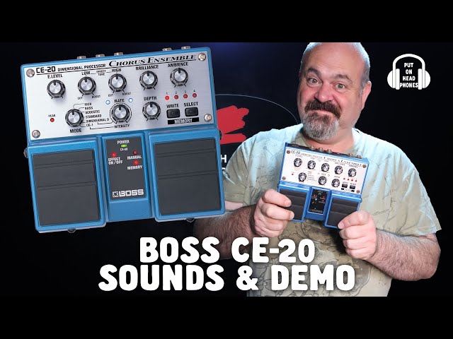BOSS CE-20 コーラスエフェクター Boss CE20 Chorus Ensemble - YouTube