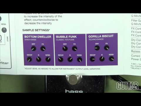 MXR Bass Envelope Filter Pedal - YouTube