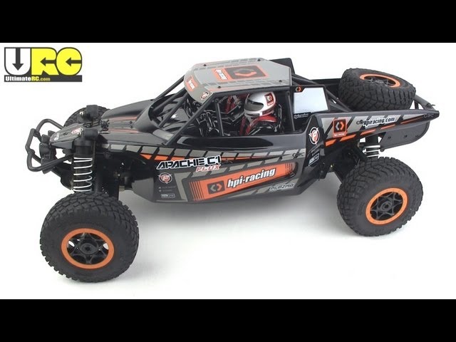 HPI Apache C1 Flux RTR scale desert racing buggy review - YouTube