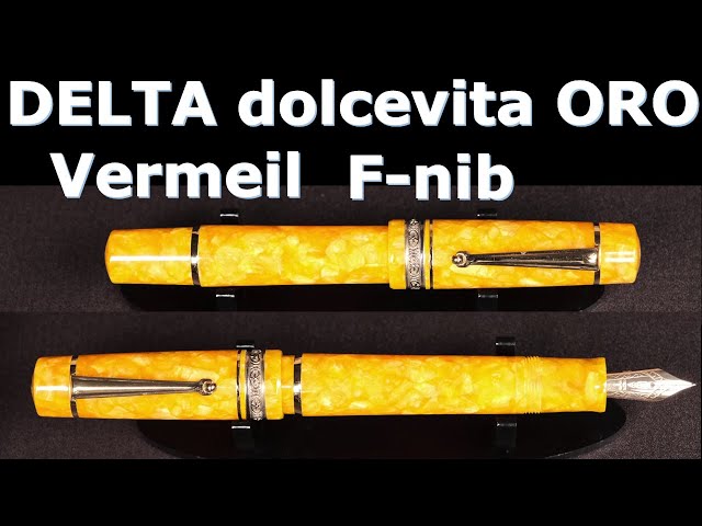 DELTA ドルチェビータ ミディアムオリジナル14k EF デルタの万年筆