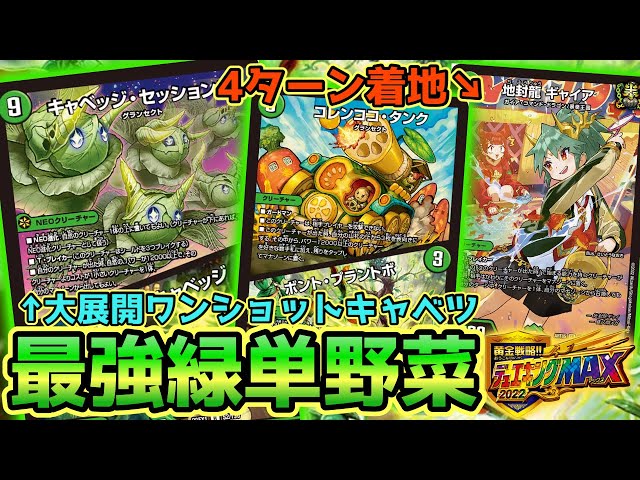 デッキ販売】緑単グランセクト 緑単キャベッジ デュエルマスターズ