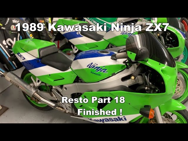 1989 Kawasaki Ninja ZX7 - Part 18 - Its Finished - YouTube