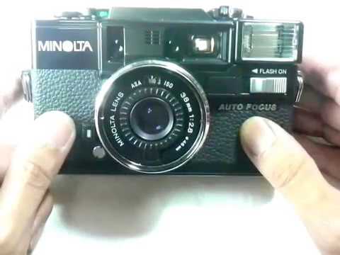ミノルタ ハイマチックAF-Dの使い方 MINOLTA HI-MATIC AF-D How to use