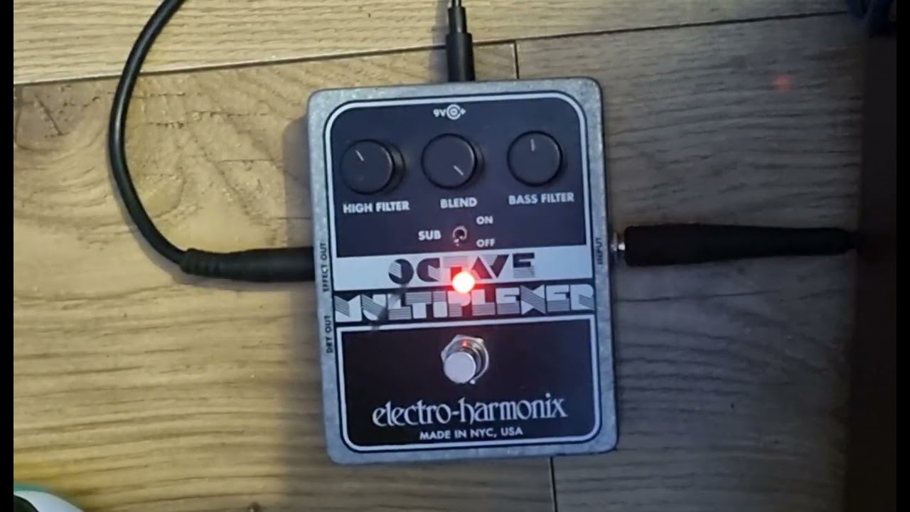 Electro Harmonix Octave Multiplexer Quick Demo - YouTube