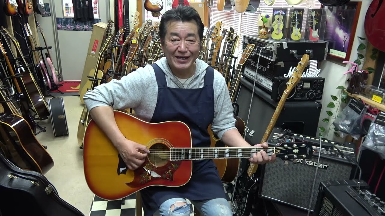 GRECO 202 70s Hummingbird type - YouTube