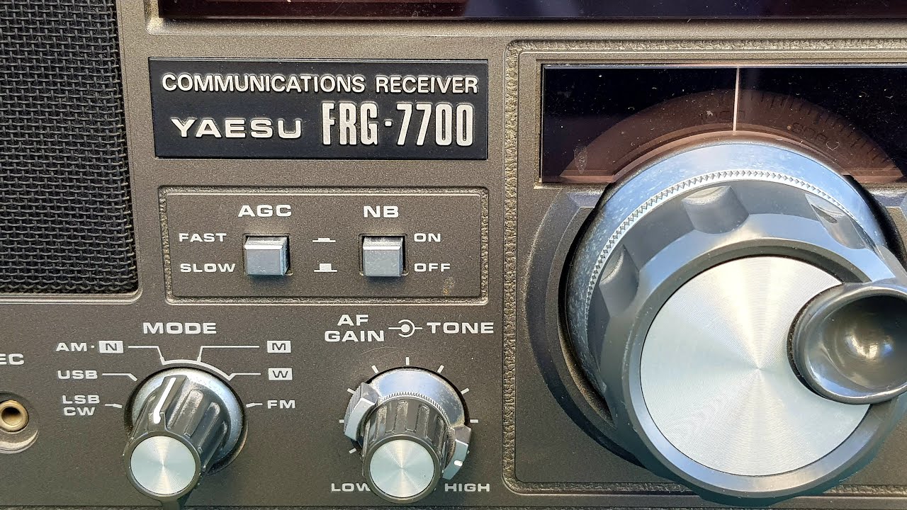ヤエス 受信機 FRG-7700＋アンテナチューナー FRT-7700のセット ヤエス