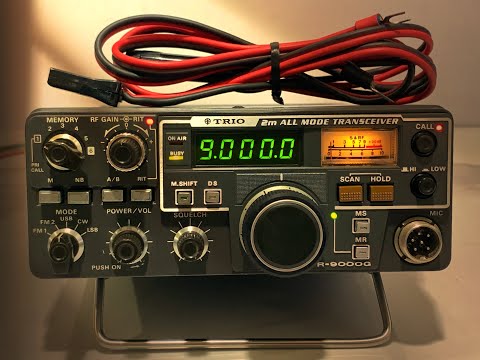Trio TR-9000G 144MHz/ 2M All Mode Transceiver 18W Open DC - YouTube