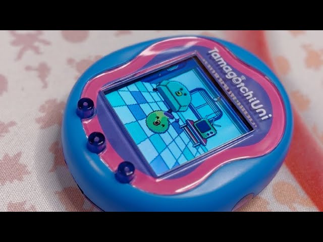 Unboxing a BLUE Tamagotchi Uni from Japan! 💙🩵 #tamagotchi