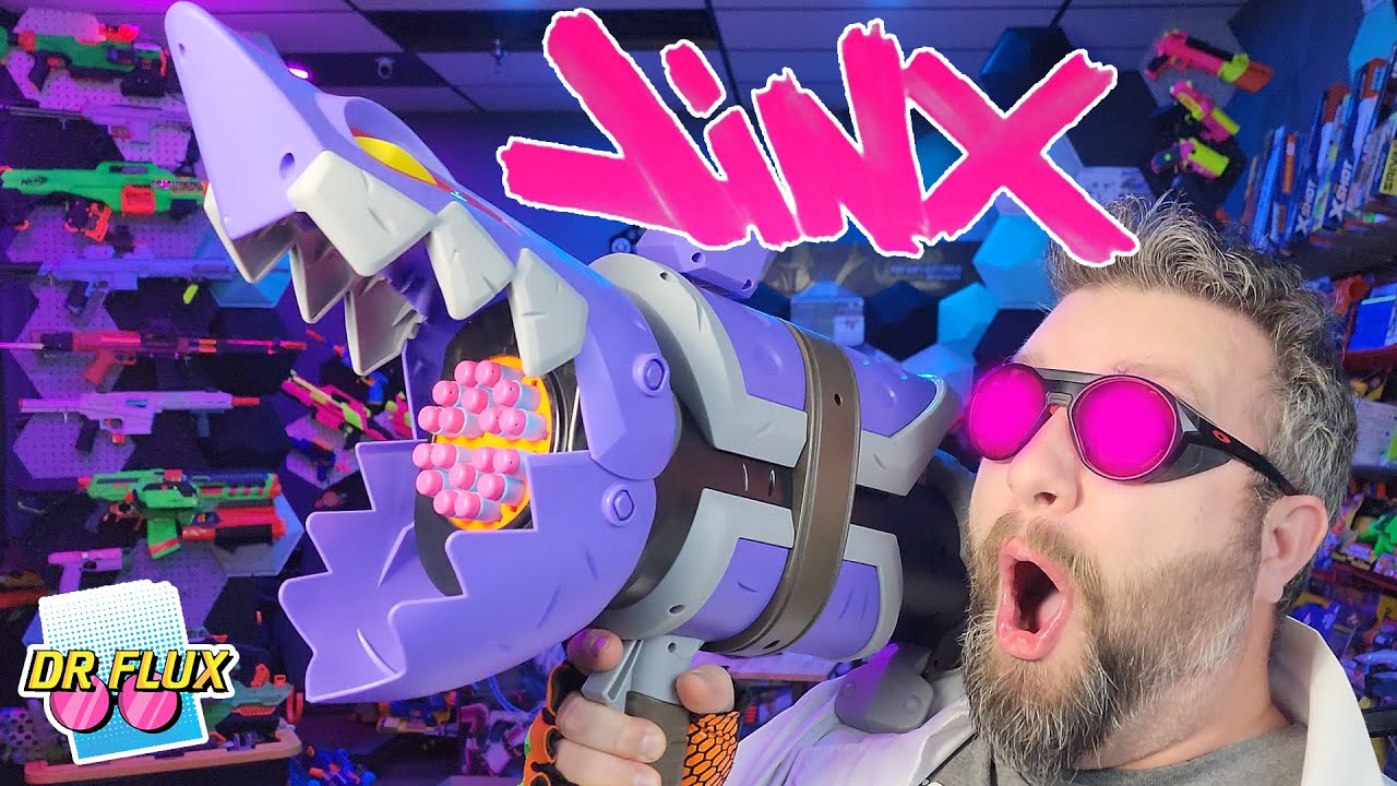 Nerf ナーフLMTD Jinx FishBones blaster