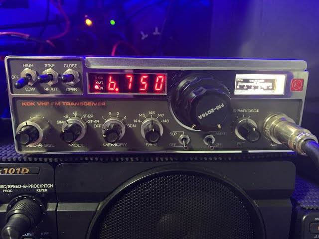 KDK FM-2016A/E MOBILE 2 METER RADIO - YouTube