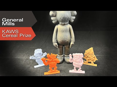General Mill's Kaws Halloween Monsters Cereal Prize Review - YouTube