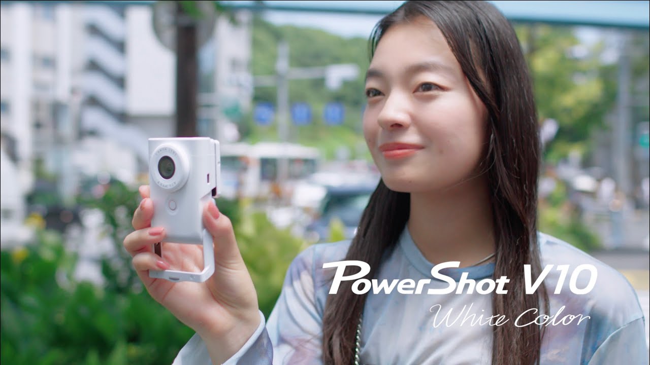 Introducing PowerShot V10 White Color (Canon Official) - YouTube