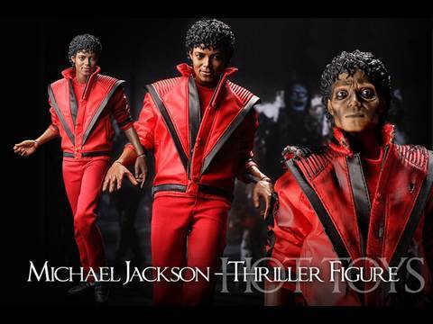 美品 フィギュア マイコン マイケル・ジャクソン スリラー版 1/6