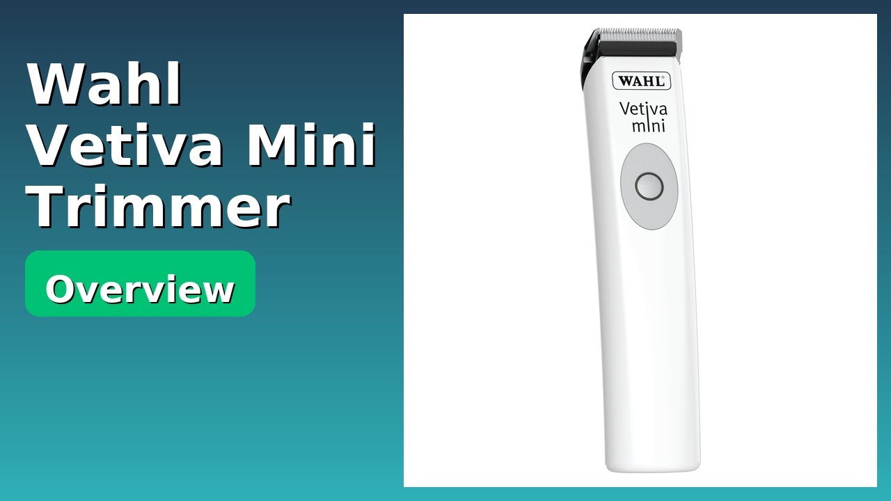 REVIEW (2026): Wahl Vetiva Mini Trimmer. ESSENTIAL details. - YouTube