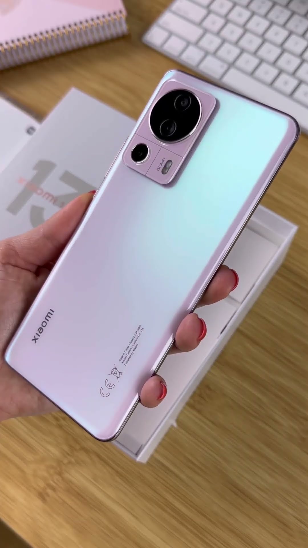 Xiaomi 13 Lite (Pink) unboxing - YouTube