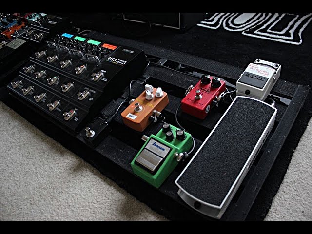 Pedalboard Demo - Ambient guitars, Line 6 M13 momentary expression