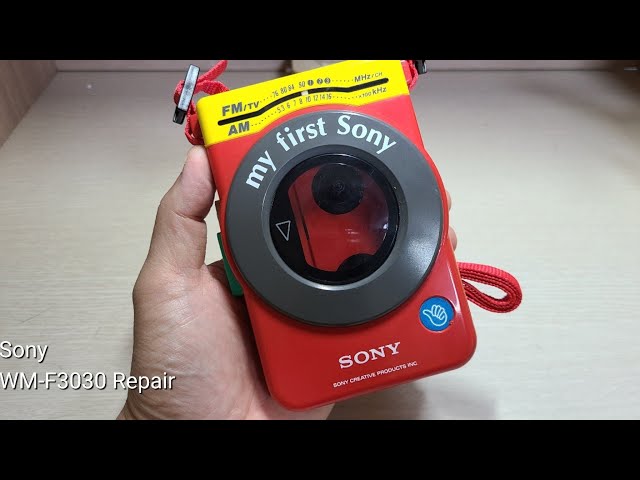 Sony WM-F3030 Repair My Fist sony Cassette Walkman - YouTube