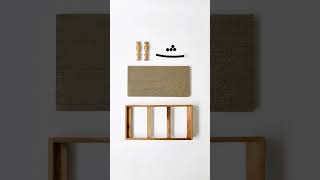 オルネコ・クルミの木の爪とぎ（フレーム・爪とぎセット）｜オルネコ