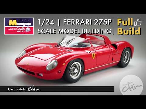 レア］60年代モノグラム フェラーリ275Pスロットカー組み立てキット