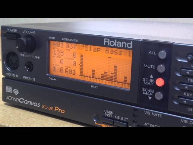 DTM・DAW Roland sound canvas SC-88 PRO DTM・DAW SOUND Canvas SC-88