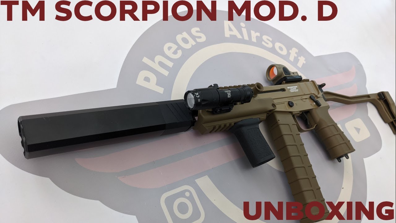 UNBOXING] TOKYO MARUI Scorpion Mod. D - 21st Century Scorpion from