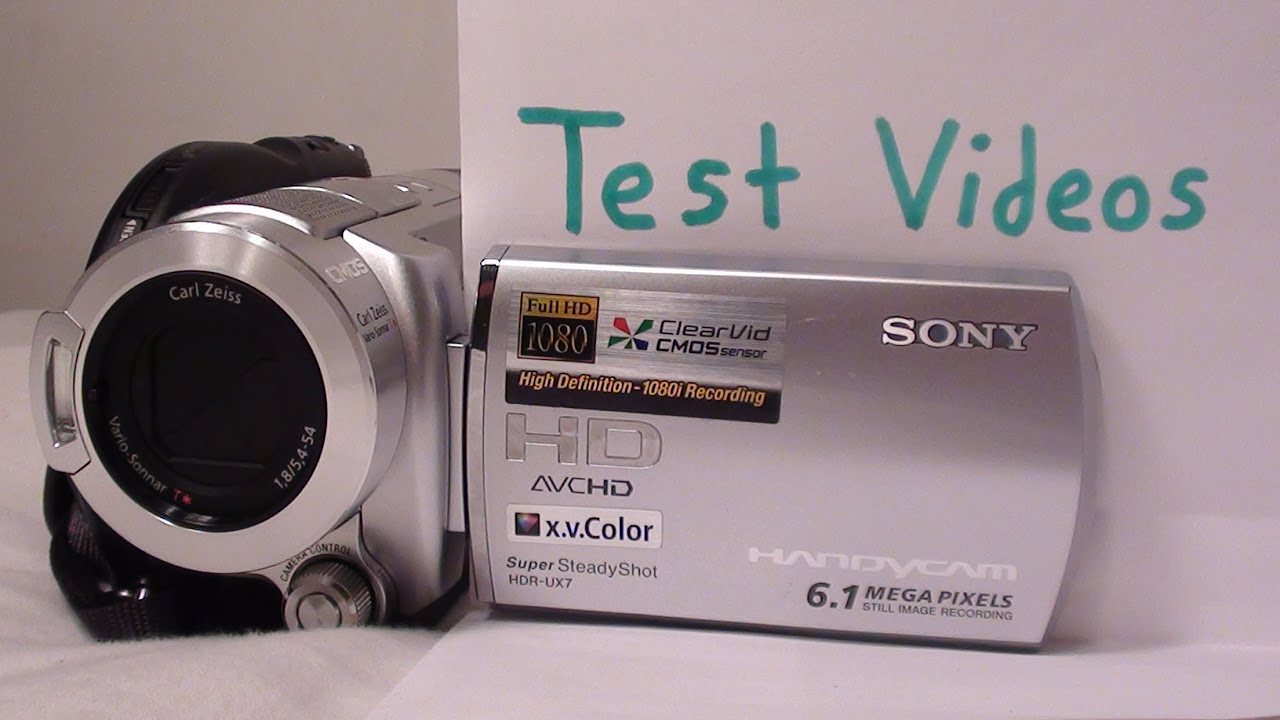 2007 Sony Handycam HDR UX7 Test Videos - YouTube
