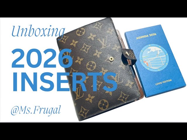 💙Unboxing My Louis Vuitton 2026 Medium Functional Weekly Agenda