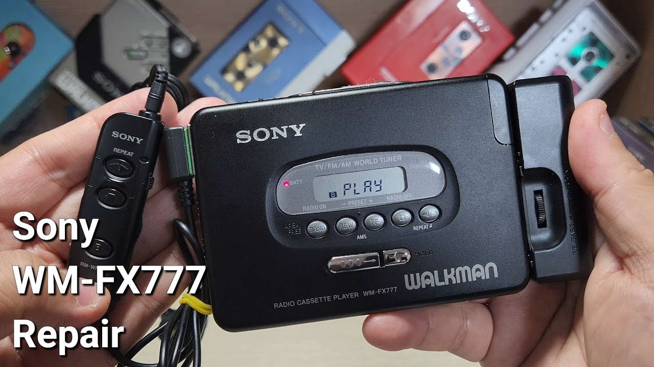 Sony WM-FX777 Repair Cassette Player Walkman - YouTube