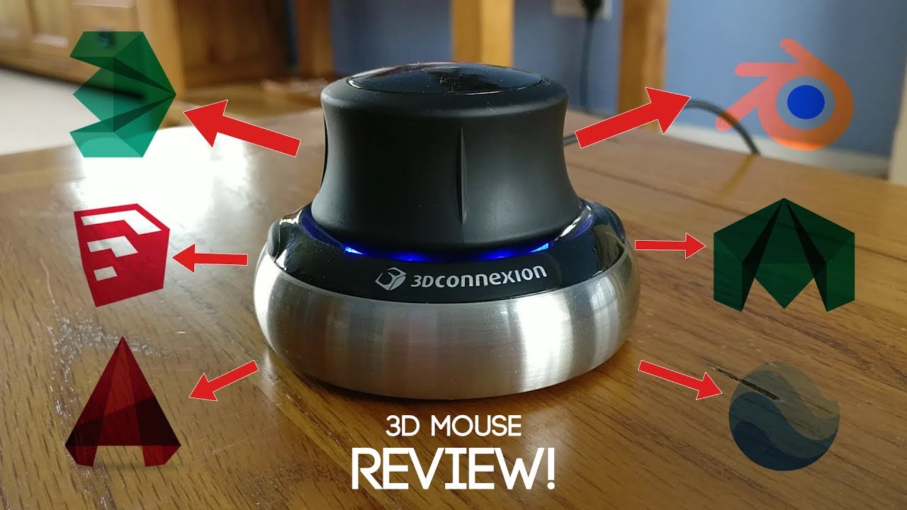 3D Mouse - Space Navigator by 3D Connexion Review - YouTube