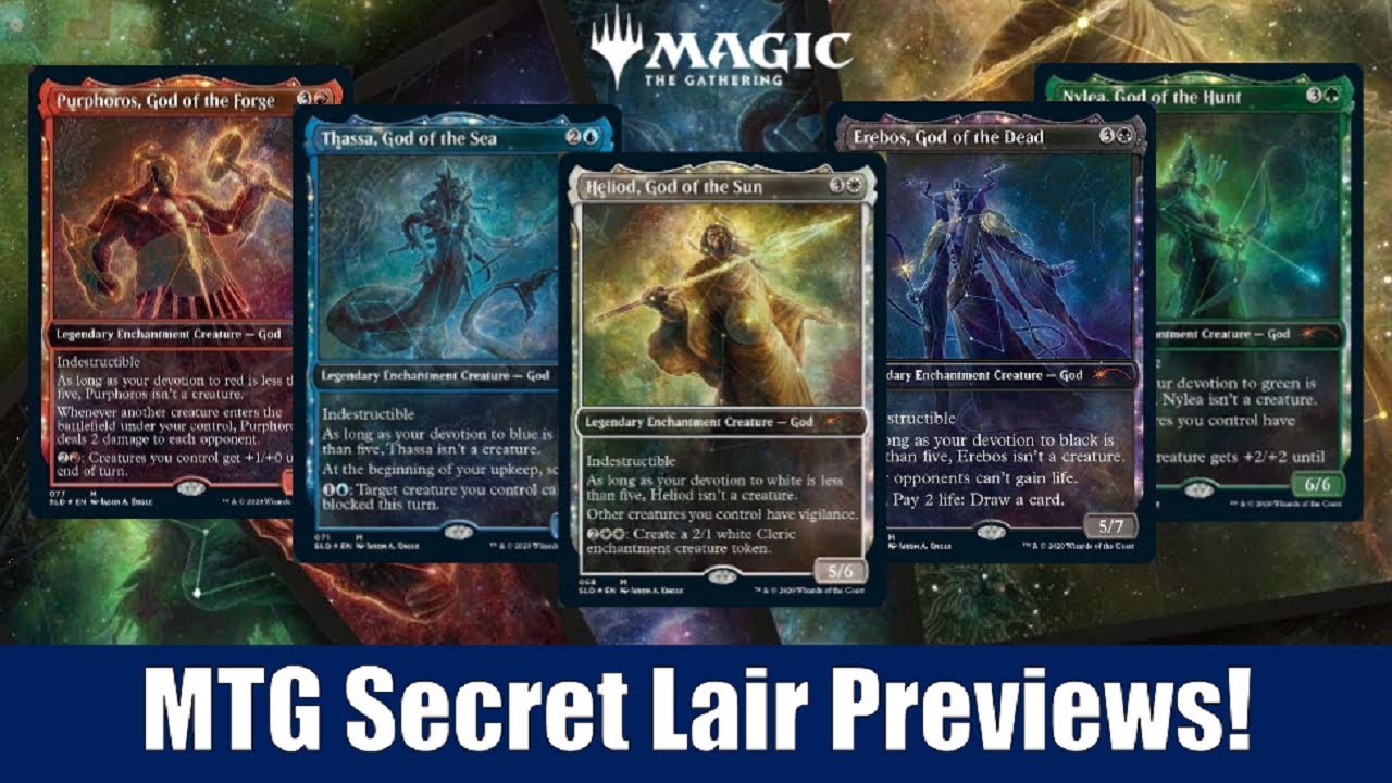 MTG Theros Stargazing Secret Lairs Preview - YouTube